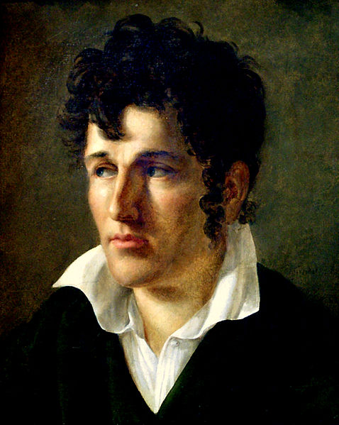 Francois-Rene de Chateaubriand ca 1800  by Anne-Louis Girodet de Roucy Trioson (1767-1824)  Location TBD